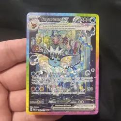Vaporeon EX 149/131 SIR Prismatic Evolutions Pokemon Special Illustration Rare - Image 1