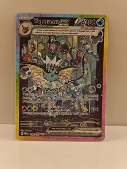 Vaporeon ex 149/131 Prismatic Evolutions Special Illustration Rare Pokemon NM - Image 1