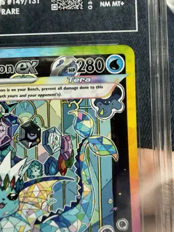 pokemon prismatic evolutions vaporeon ex 149/131 special illustration rare - Image 3