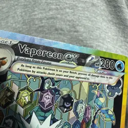 Pokemon Vaporeon EX Special Illustration Rare 149/131 Prismatic Evolutions LP - Image 3