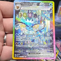 Pokemon Vaporeon ex 149/131 Prismatic Evolutions Special Illustration Rare Holo - Image 1