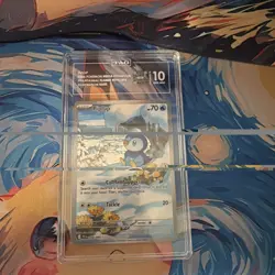 2025 Pokemon Phantasmal Flames Piplup Illustration Rare #098/094 TAG 10 GEM MINT - Image 1