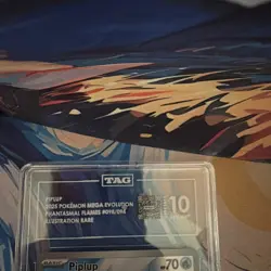 2025 Pokemon Phantasmal Flames Piplup Illustration Rare #098/094 TAG 10 GEM MINT - Image 3