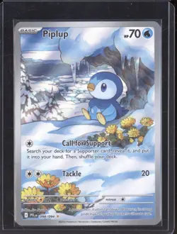 Piplup 2025 Pokemon Phantasmal Flames PFL 098/094 Illustration Rare - Image 1