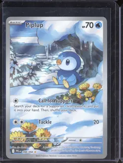 Piplup 2025 Pokemon Phantasmal Flames PFL 098/094 Illustration Rare - Image 1