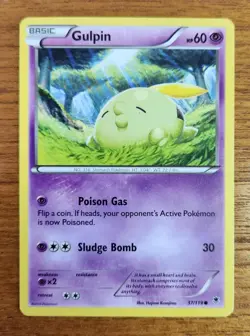 Gulpin Pokemon Card, Phantom Forces Set 37/119 - Image 1