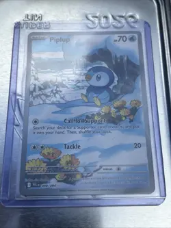2025 Pokemon Phantasmal Flames Piplup Full Art Illustration Rare #098/094 - Image 3