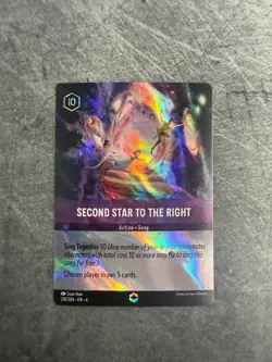 Disney Lorcana Second Star to the Right (Enchanted) Holo Ursula's Return 210/204 - Image 1