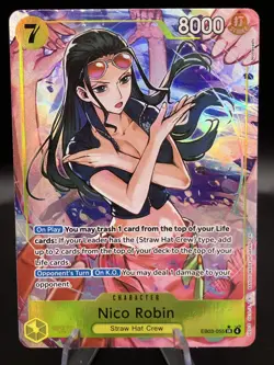 ONE PIECE NICO ROBIN EB03-055 ALT ART SUPER RARE ENG - Image 1
