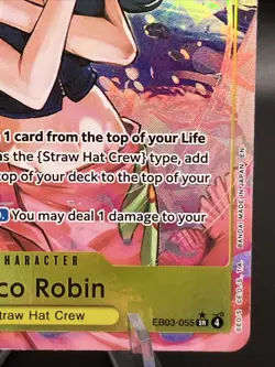ONE PIECE NICO ROBIN EB03-055 ALT ART SUPER RARE ENG - Image 4