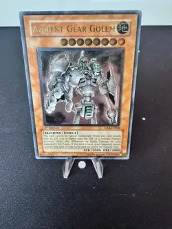 Ancient Gear Golem - TLM-EN006 - Ultimate Rare - 1st Edition Lightly Played - Yu - Image 3