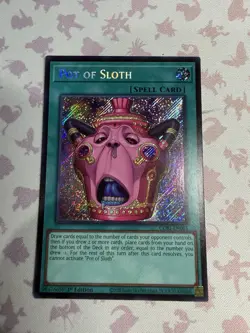 Pot of Sloth 1st Edition Secret Rare CORI-EN061 Yu-Gi-Oh Near Mint Condition - Image 1