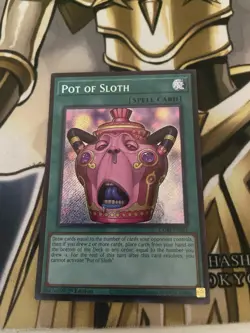 YuGiOh! - Pot of Sloth - CORI-EN061 Chaos Origins - NM - - Image 1