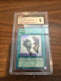 2017 YU-GI-OH! SPELL RULER REPRINT ULTRA RARE SNATCH STEAL CGC 9 - Image 1