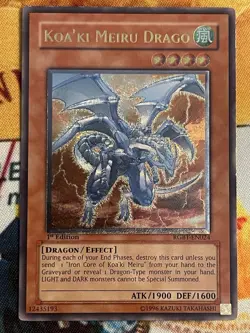 Yu-Gi-Oh! Koa'ki Meiru Drago RGBT-EN024 Ultimate Rare 1st Edition Lightly Played - Image 1