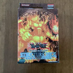 1996 Yugioh Structure Deck 1st Edition Box- Blaze Of Destruction! - Image 1