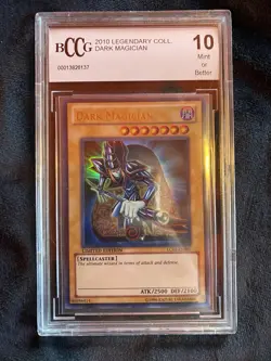 Yu-Gi-Oh! TCG Dark Magician 2010 Legendary Collection Ultra Rare BCCG 10 Mint - Image 1