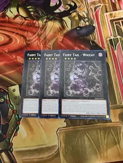 3X Fairy Tail - Wiccat BLZD-EN047 Common 1st Edition NM Yugioh - Image 1