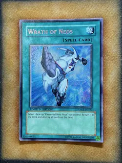 Yugioh Wrath of Neos HA01-EN027 Secret Rare Limited Edition NM - Image 1