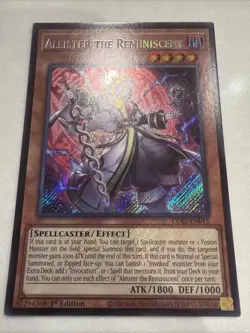Yugioh Aleister the Reminiscent Secret Rare CORI-EN015 Near Mint - Image 1