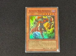 Yu-Gi-Oh! Elemental HERO Necroshade GX1-EN021 Super Rare Limited Edition LP - Image 1