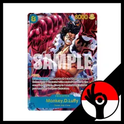 One Piece A Fist of Divine Speed - OP11-118 - Monkey.D.Luffy - Alt Art - Image 1
