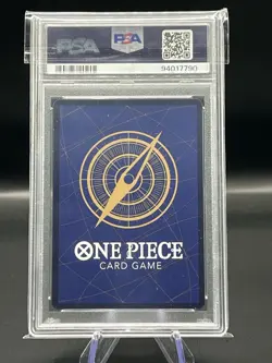 2022 One Piece Romance Dawn OP01-047 Trafalgar Law - Errata - PSA 9 - Image 2