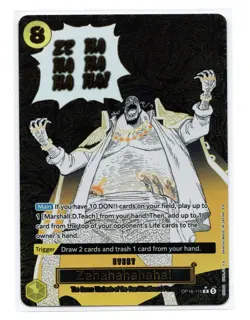 ZEHAHAHAHA! ALT ART OP16-116 One Piece TCG The Time of Battle English Mint - Image 1