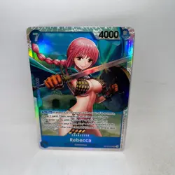 Rebecca OP10-058 Super Rare Royal Blood One Piece Foil Near Mint - Image 1