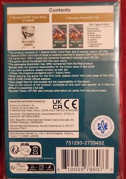 One Piece CCG - Double Pack Set / Special Don Set Booster (LOT OF 5 - SEALED) - Image 5
