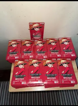 (91) One Piece Carrying On His Will op13 sleeved English pack lot. Read desc. - Image 1