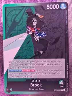 Brook OP15-022 Leader Adventure on Kami's Island One Piece Near Mint - Image 1