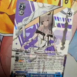 Nikke Weiss Schwarz - "Scarlet Flash" Scarlet NIK/S117-E093 R - English - Image 3