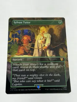Sylvan Tutor (Borderless) Commander: the Lord of the Rings & SPITEFUL BANDITRY - Image 1