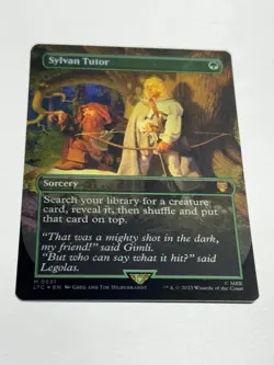 Sylvan Tutor (Borderless) Commander: the Lord of the Rings & SPITEFUL BANDITRY - Image 2