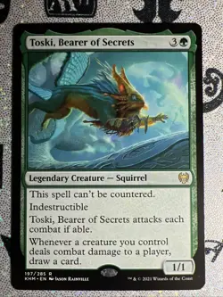 MTG - Toski, Bearer of Secrets Kaldheim Regular NM - Image 1