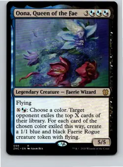 Magic the Gathering Oona, Queen of the Fae Commander: Zendikar Rising MTG - Image 1