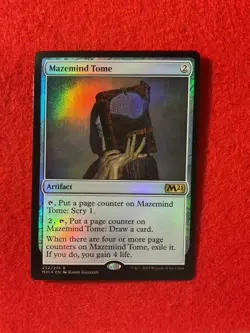 Mazemind Tome - Foil - Core Set 2021 - Magic the Gathering - MTG - Image 1