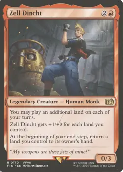 MTG Zell Dincht (170) Non-Foil Base Rare FINAL FANTASY NM - Image 1