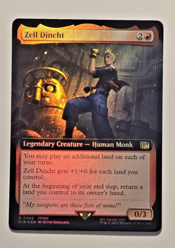 Magic The Gathering Final Fantasy Zell Dincht Extended Art Foil - Image 1