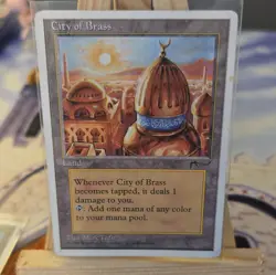 Wizards of the Coast City of Brass - Chronicles 1995 Regular English Land MTG - Image 1