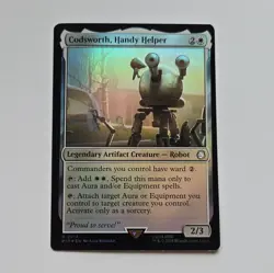 Wizards of the Coast MTG Fallout Codsworth, Handy Helper 0014 Foil Rare White - Image 1