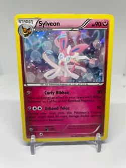 Sylveon 72/111 XY Furious Fists Cracked Ice Holo 2014 Pokemon Card MP - Image 1