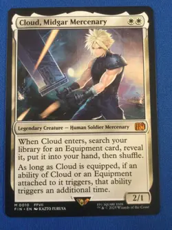 Cloud, Midgar Mercenary Final Fantasy - NM - Image 1