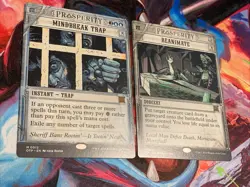 MTG Magic: The Gathering OTJ - REANIMATE & MINDBREAK TRAP Mythic & Rare MTG Mint - Image 2