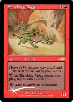 Shrieking Mogg Foil R Nemesis 99 NM - Image 1
