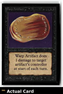 Magic: The Gathering Collectors' Edition Warp Artifact - Image 1