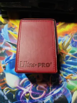Vintage 2010 ULTRA PRO Magic The Gathering MTG RED MANA FLIP BOX MTG Deck Case - Image 2