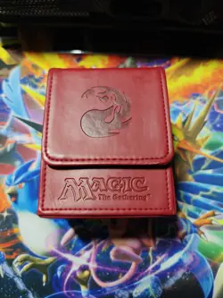 Vintage 2010 ULTRA PRO Magic The Gathering MTG RED MANA FLIP BOX MTG Deck Case - Image 3