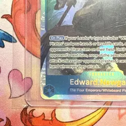 Edward Newgate SR OP08-043 English ONE PIECE Card Game Two Legends - Image 2